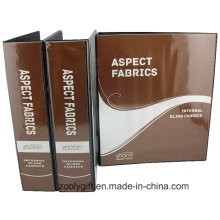 Customized Logo Printing 3 " PVC File Folder with 4 D Ring Binder